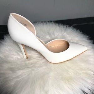 Jenn Ardor White Stiletto High Heels Shoes For Women Size 8